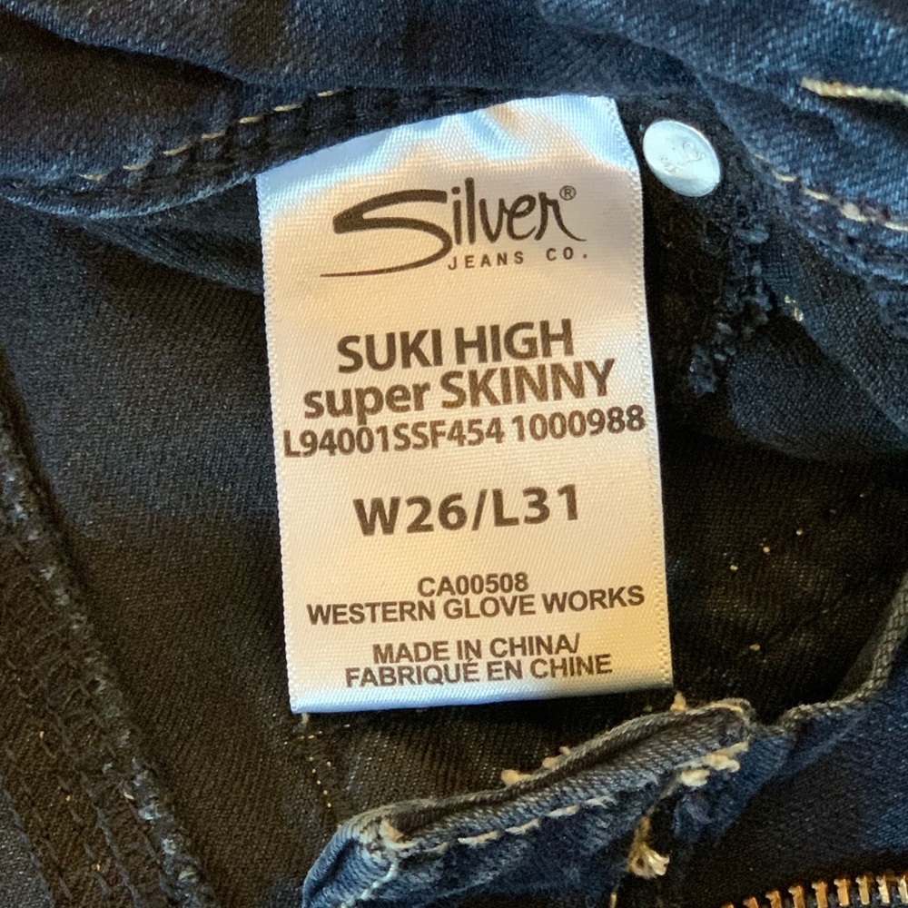 Silver jeans
